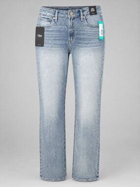 Silver Jeans Co Avery Womens 31 x 33 Jeans Curvy Fit High Rise Slim Bootcut Blue